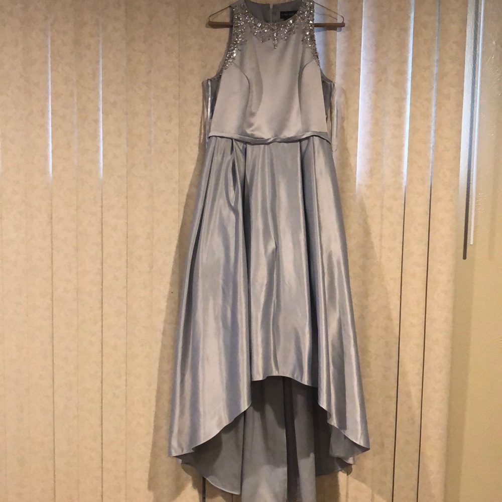 David’s bridal dress for the grooms mom.